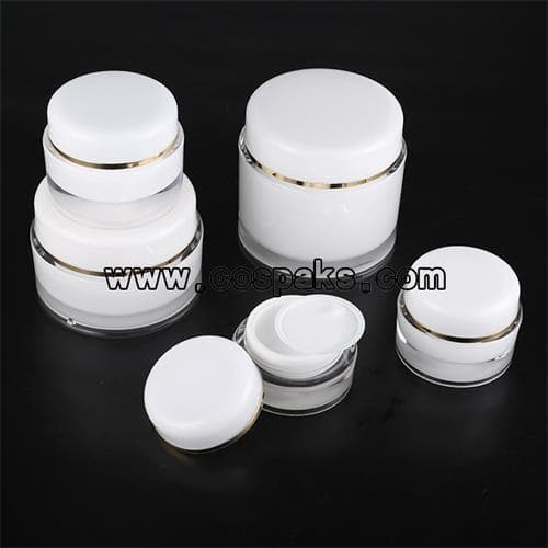 Cosmetic Round Shape Acrylic Face Cream Jar